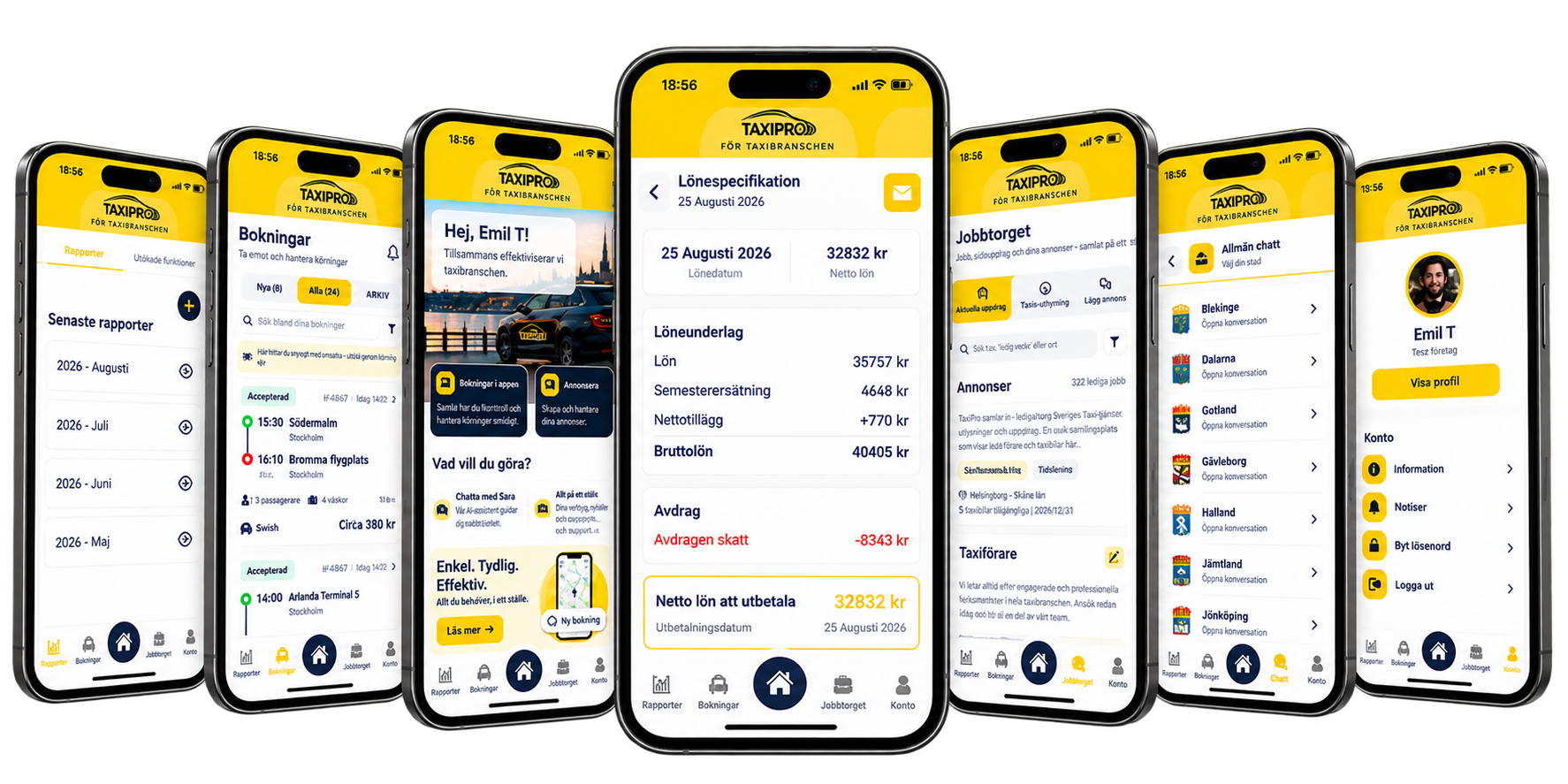 TaxiPro förarappen